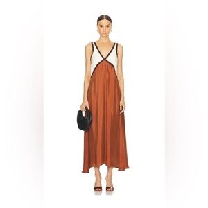 ▪️Anthropologie Sancia Naomi Colorblock Maxi Dress